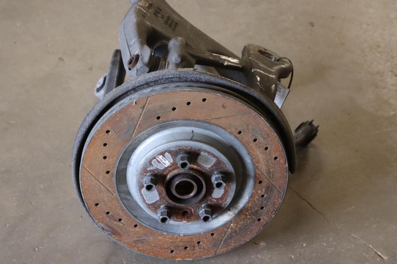 2008-2017 AUDI S5 AWD REAR LEFT SIDE SPINDLE KNUCKLE WHEEL HUB CONTROL ARMS OEM