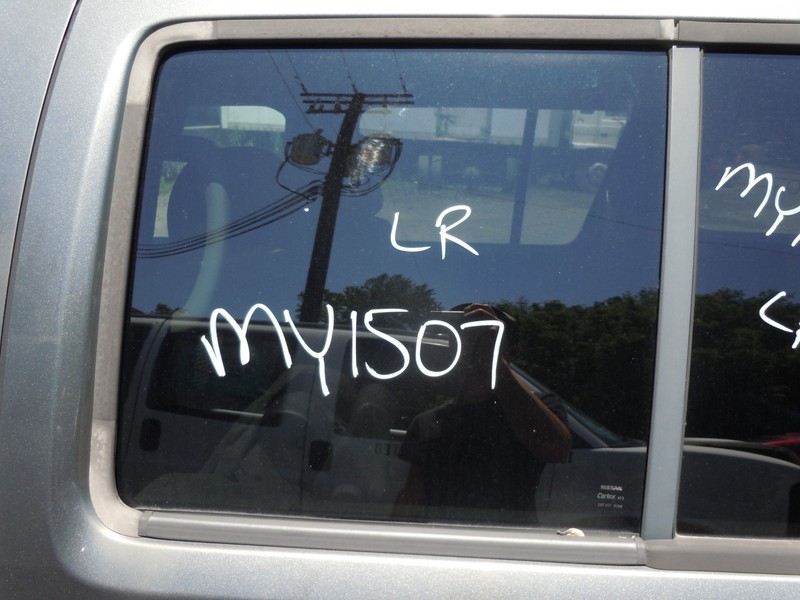 2005-2012 Nissan Pathfinder Rear Door Window Glass Driver Left LH OEM