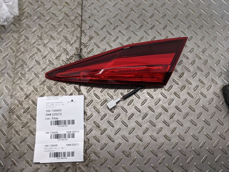 Passenger Tail Light Sedan Decklid Mounted Fits 16-21 CIVIC 1060168