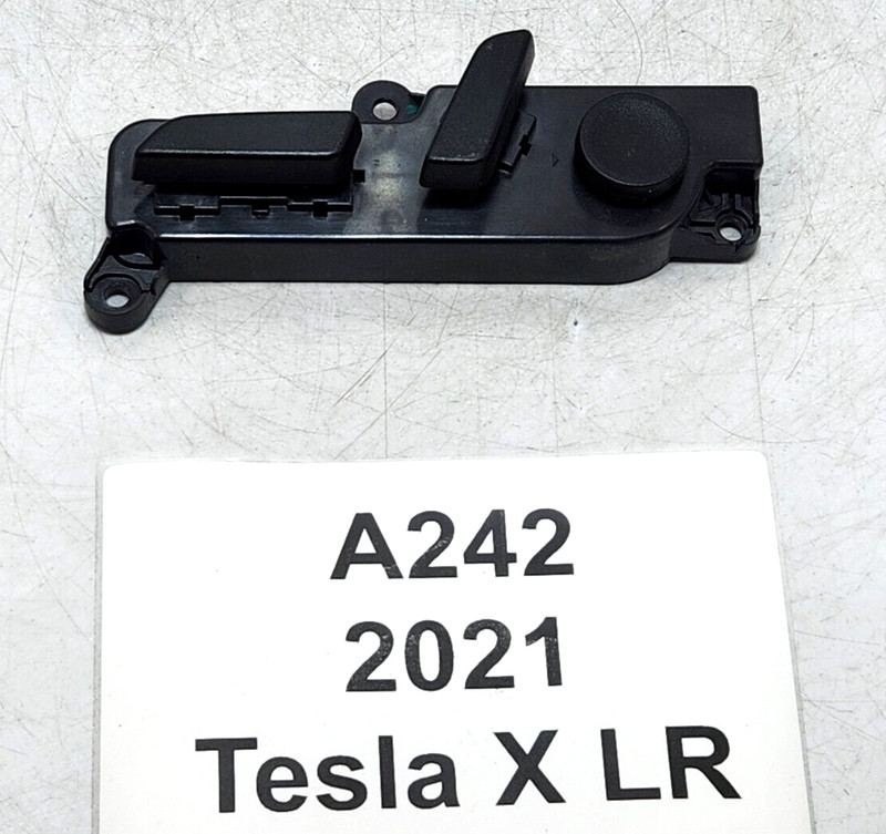 ✅ 2016-2021 OEM Tesla Model X Front Left Driver Side Seat Switch Panel Trim