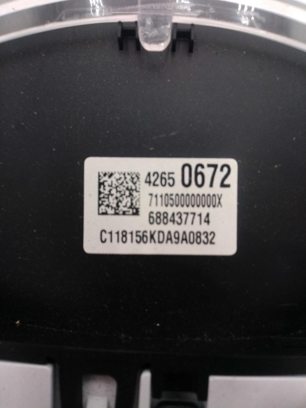 Used Speedometer Gauge fits: 2019 Chevrolet Sonic cluster ID 42693977 Grade A