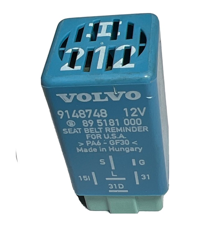 OEM VOLVO SEAT BELT REMINDER RELAY 9148748 9128137 I 212 Stribel 895181000 #212