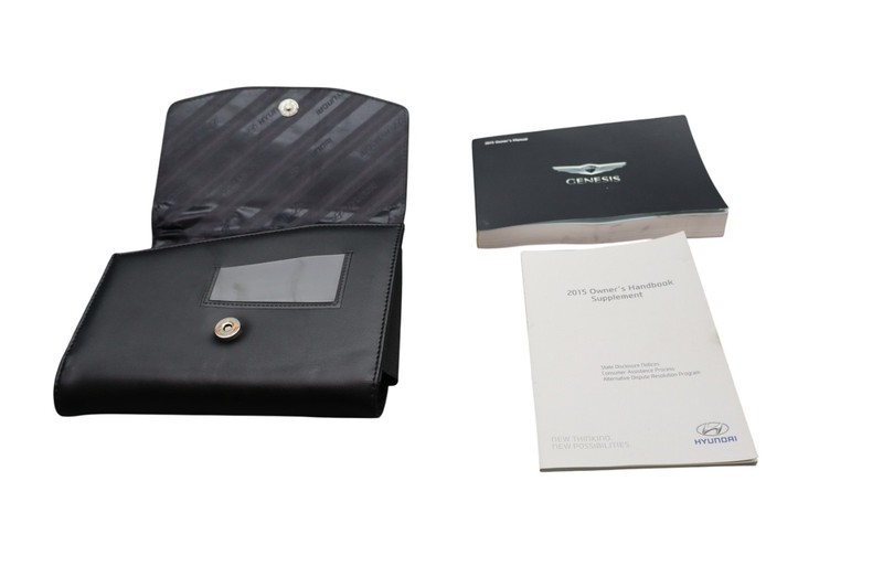 2015 Hyundai Genesis Car User Owner Manual Guide Book W/ Cover Case Oem