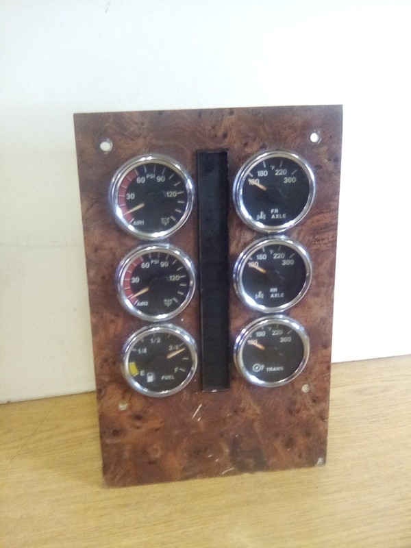 International 9200 3503491C91 6-Gauge Dash Instrument Cluster Panel