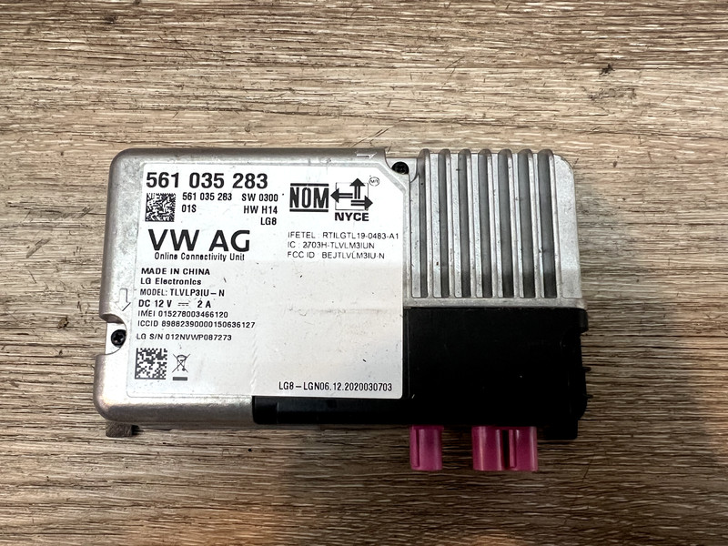 2019-2024 Volkswagen Mobile Phone Control Module ASSY OEM Part# 5WA035283