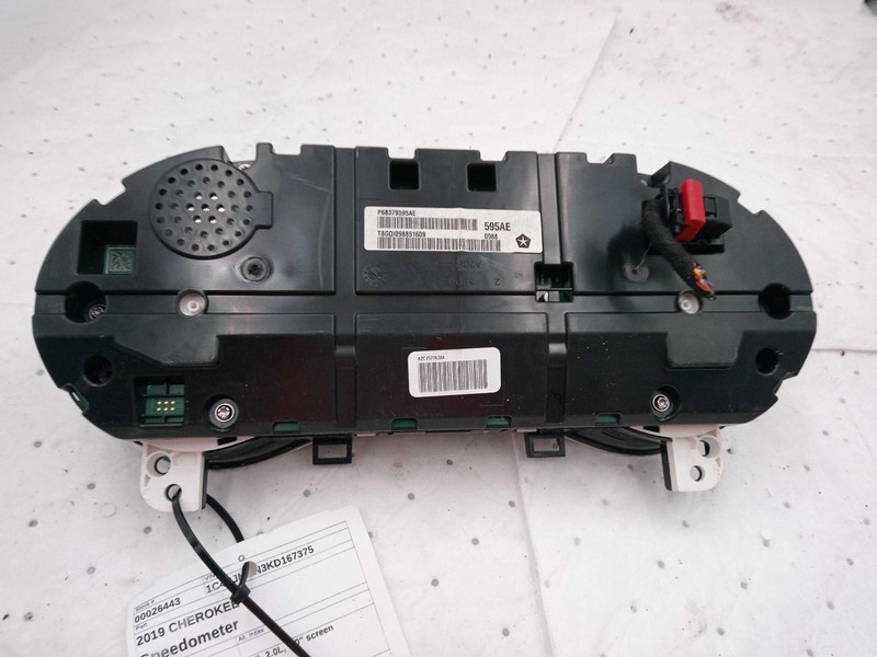 2019 Jeep Cherokee Speedometer Gauge OEM Red 140 MPH 2.0L 143K Miles
