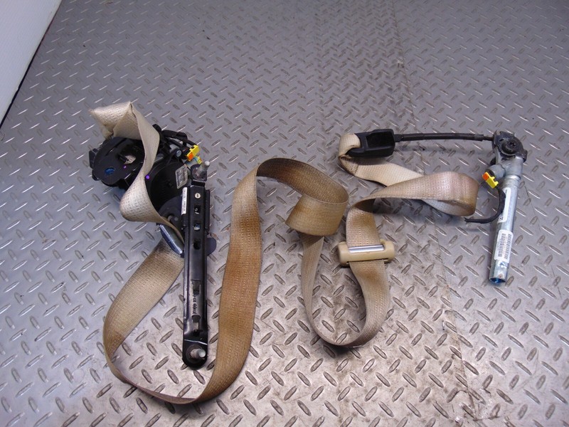 2015-2017 Chrysler 200 Seat Belt Retractor Assembly Front Left Driver Tan OEM