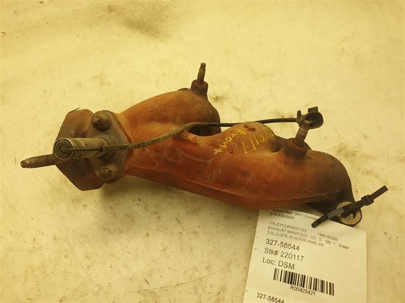 Exhaust Manifold 6 Cylinder Front Fits 92-95 LEXUS SC SERIES