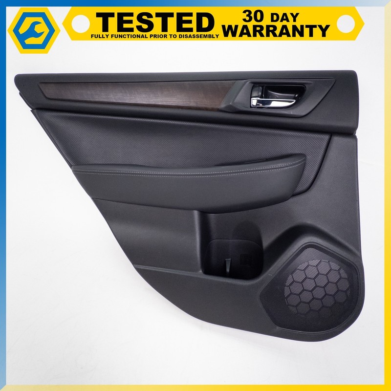 15-19 SUBARU OUTBACK LEGACY REAR LEFT SIDE INTERIOR DOOR PANEL TRIM BLACK OEM