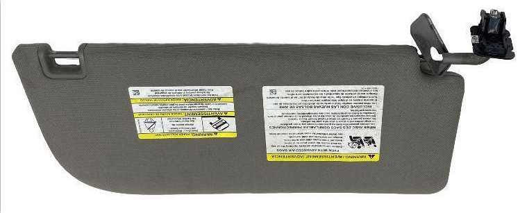 Ford F150 sun visor 18 20 left side regular cab gray color OEM JL3Z1504105AA