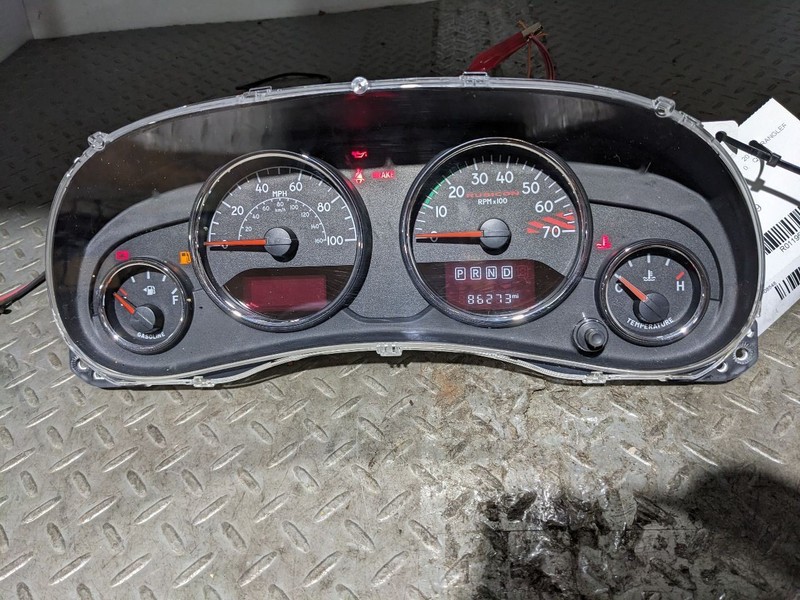 Speedometer Cluster VIN W 6th Digit Jk Body MPH Fits 15-18 WRANGLER 1195000