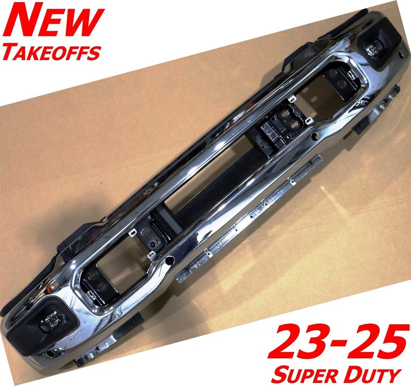 2023-2026 Ford F250 Front Bumper Bar Chrome New Take Off OEM Super Duty OE NTO