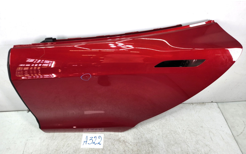 ✅ 16-20 OEM Tesla Model S Rear Left Driver Side Door Shell Panel Red PPMR*