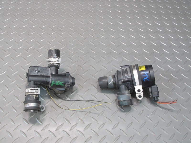 11-14 PORSCHE CAYENNE 958 4.8L HVAC HEATER WATER CONTROLAUXILIARY VALVE SET