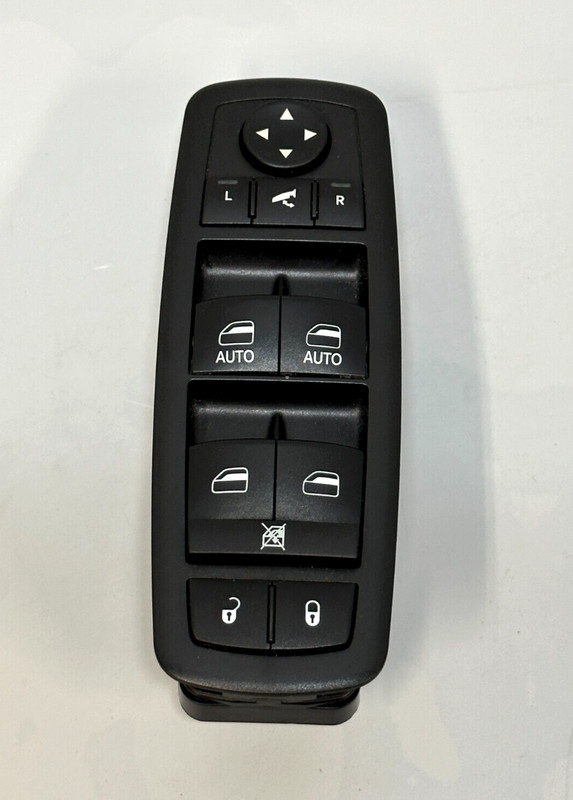 ✅ 2013-22 DODGE RAM 1500-3500 OEM FRONT DOOR SWITCH AND BEZEL56046826AE MOPAR