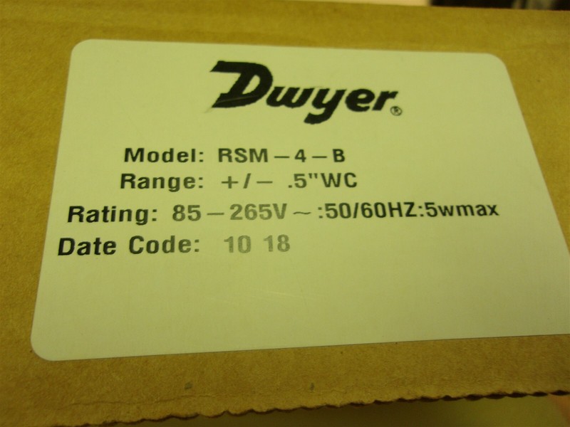 Dwyer RSM-4-B Room Status Monitor FOR PARTS OR REPAIR *FREE SHIPPING*