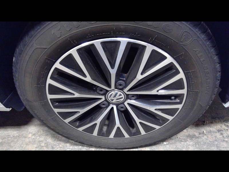 Rim Wheel 16x6-1/2 Alloy Black Painted Pockets Fits 19-21 JETTA 1707378