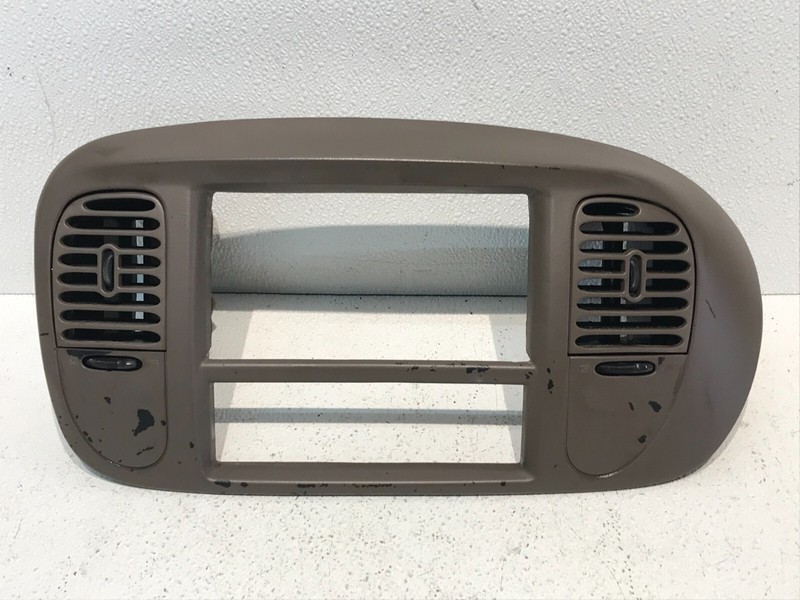 98-03 Ford F-150 Expedition Radio Dash Bezel Vent Brown OEM XL14-7804302-CLW