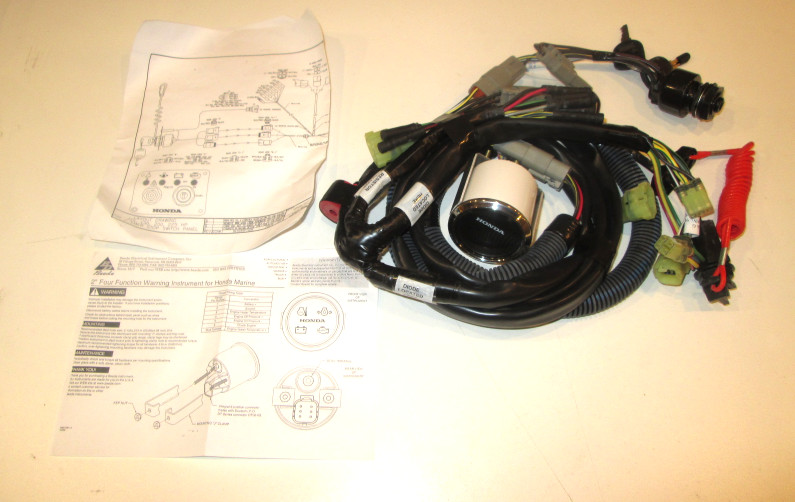 36500-ZY3-000AH Honda Marine IGN/ STP/WARN Wire Harness With Warning Gauge
