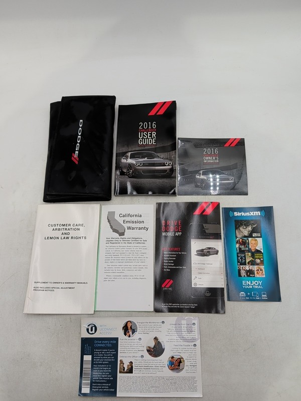2016 Dodge Challenger Owners Information CD With Case Free Shipping