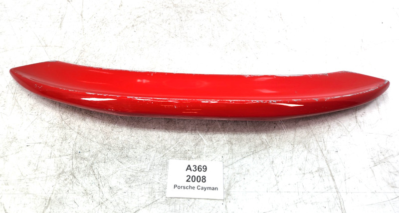 ✅ 06-12 OEM Porsche Cayman 987 Rear Trunk Liftgate Spoiler Wing Red*