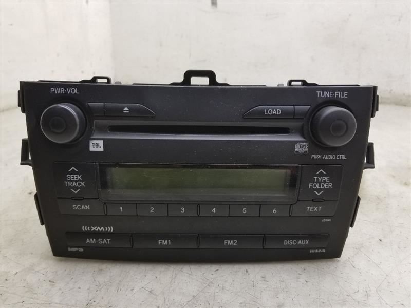 Audio Equipment Radio Receiver ID A51848 On Radio Face Fits 09 COROLLA