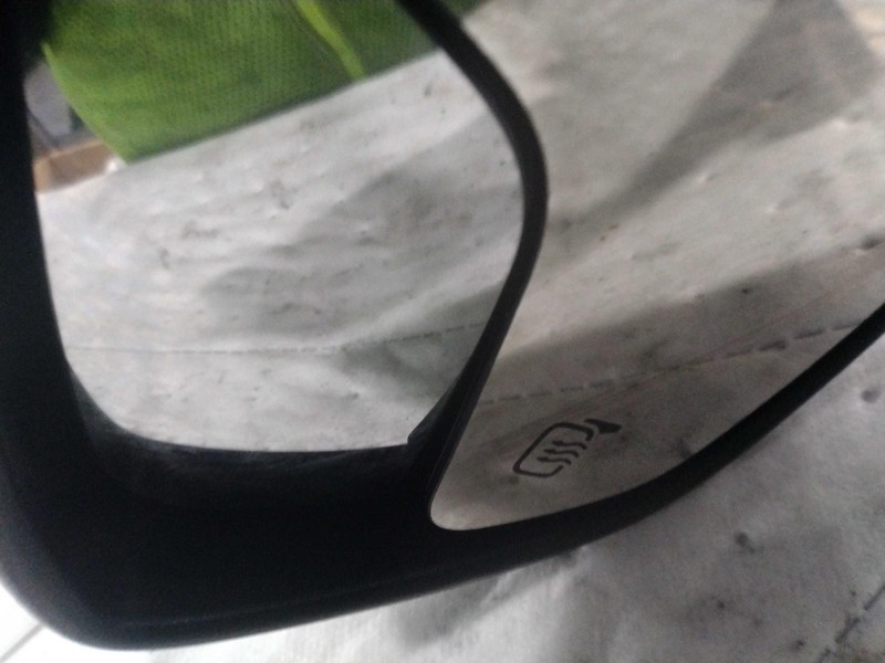2011 Ford Fiesta Left Door Mirror Assembly Yellow 230543 111K Miles