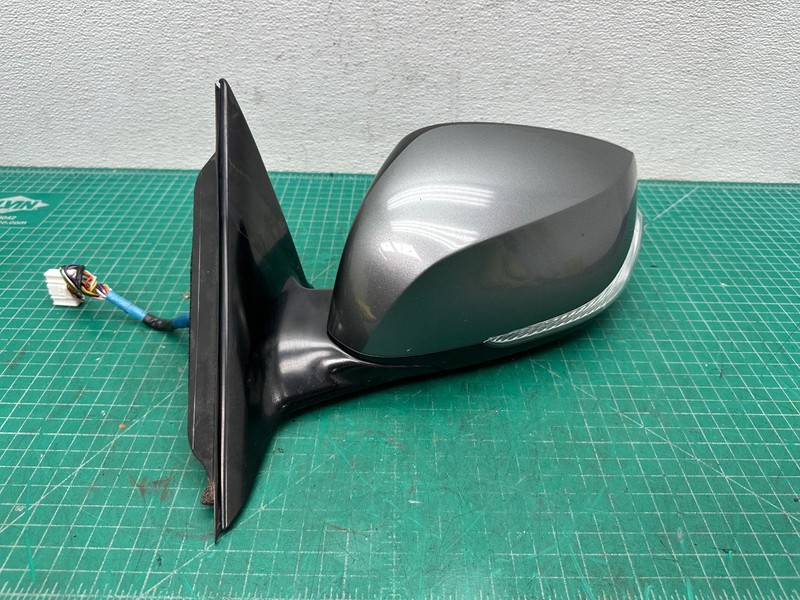 14-23 INFINITI Q50 FRONT LEFT DRIVER SIDE REAR VIEW DOOR MIRROR W/CAMERAGray OEM