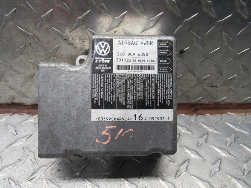 2006 2007 VOLKSWAGEN PASSAT CONTROL MODULE TRW 3C0 909 605G 391122 09 H029 S2421