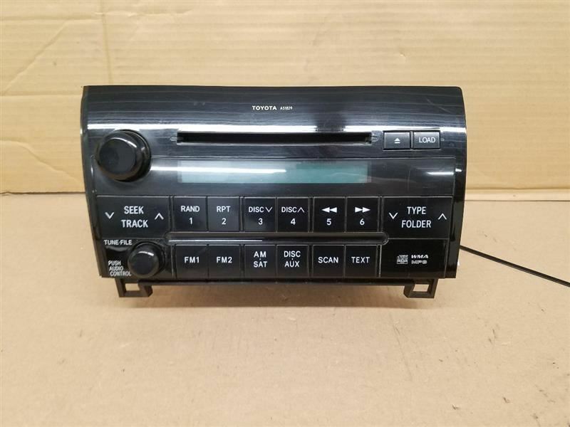 Audio Equipment Radio Display And Receiver Am-fm-cd Fits 07-12 TUNDRA 251987