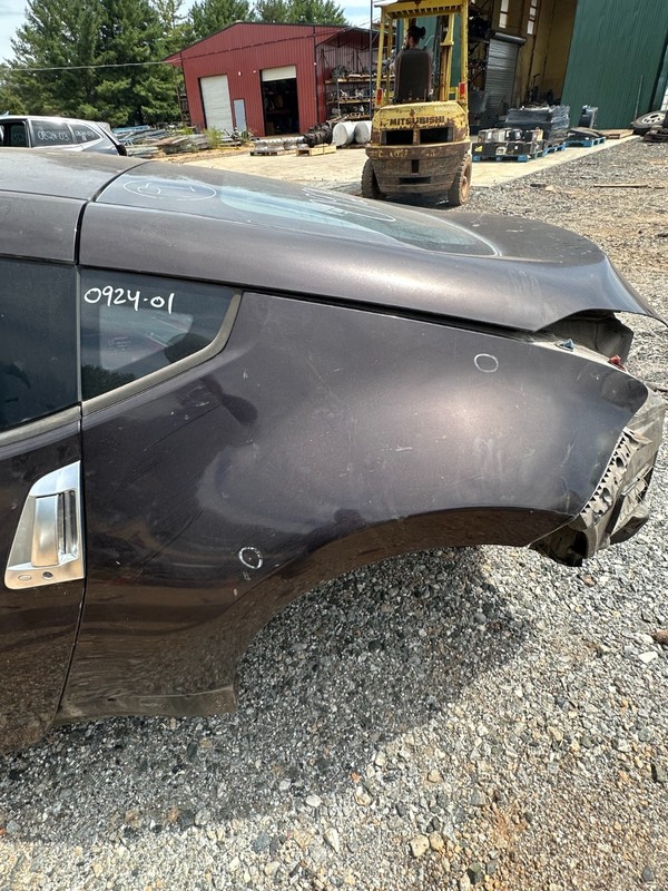 2009-2020 NISSAN 370Z COUPE REAR LEFT SIDE BODY QUARTER PANEL BLACK NAG OEM