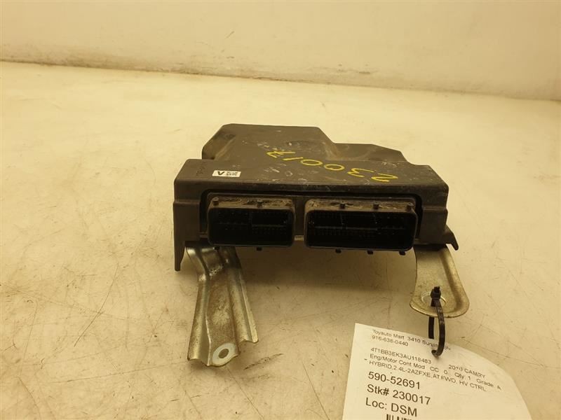 10-11 TOYOTA CAMRY HYBRID ENGINE ECM ELECTRONIC CONTROL MODULE ASSEMBLY