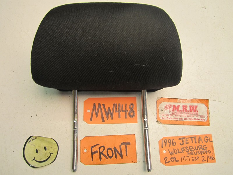 FRONT SEAT HEADREST HEAD REST BLACK RIGHT LEFT for 95 96 97 98 99 VW JETTA GOLF