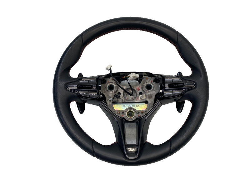 21-23 HYUNDAI ELANTRA N-LINE STEERING WHEEL W/ PADDLE SHIFTERS OEM #A0.66