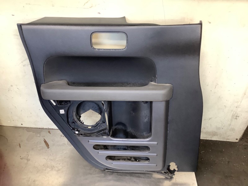 03-06 Element Driver LeftRear doorpanel Black w gray armrest Used OEM