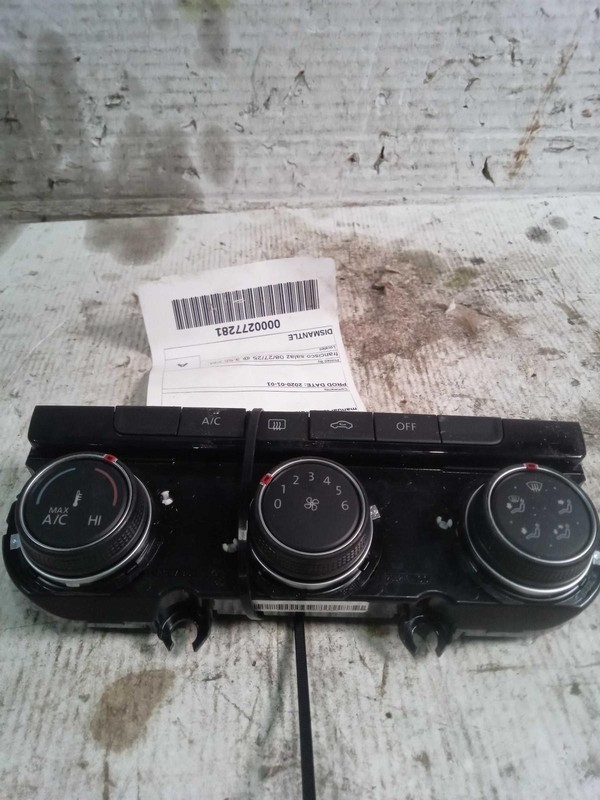 Used A/C Selector Switch fits: 2020 Volkswagen Atlas cross sport manual temperat