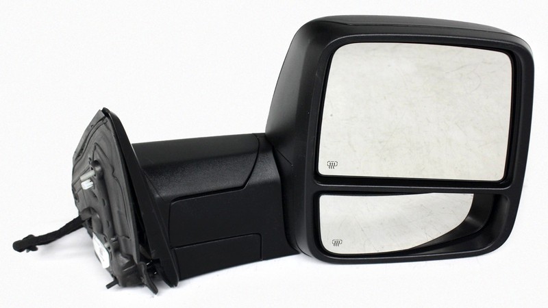 OEM Right Passenger Side Exterior Mirror For Ram 2500, 3500 Black 68526276AF
