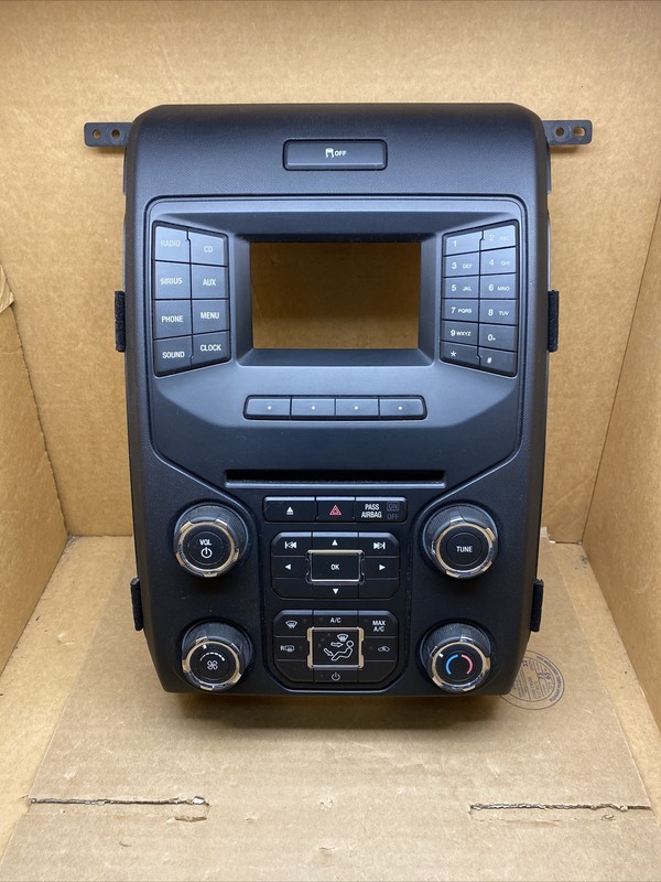 2013-2014 F-150 F150 Temperature Radio Control Panel Bezel EL3T-18A802-BA3JA6