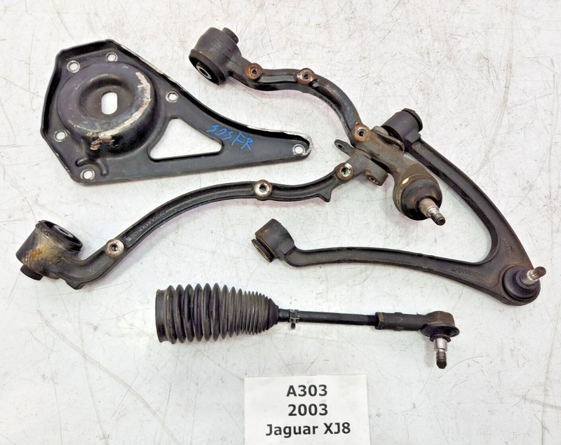 ✅ 98-03 OEM Jaguar XJ8 XJR Front Right Passenger Side Tie Rod Control Arm SET