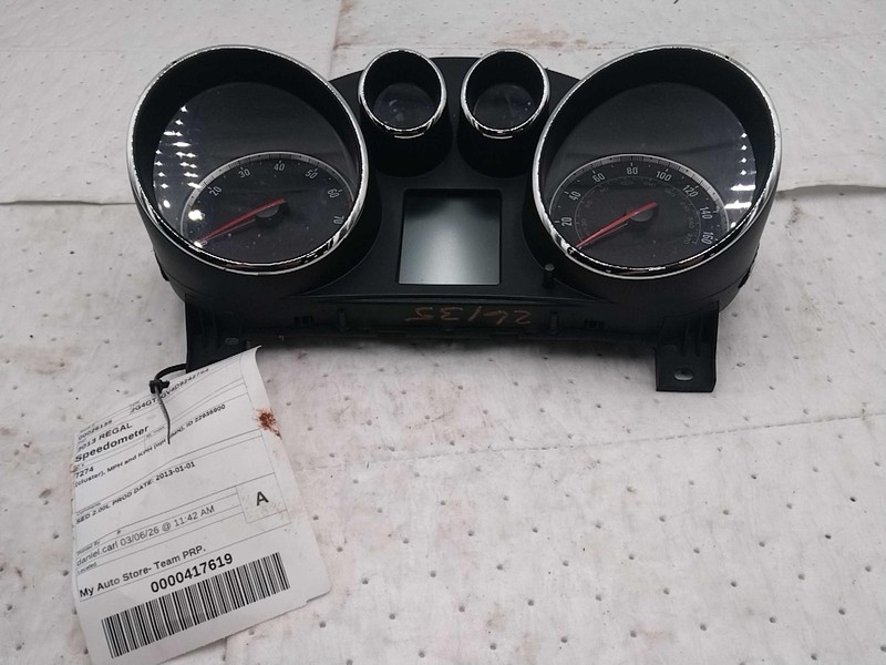 2013 Buick Regal Speedometer Gauge OEM Grey 140K Miles NJ25-26135-665938