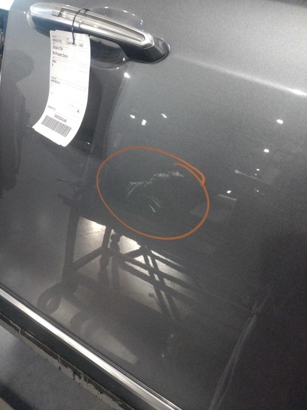 2018 Cadillac CT6 Right Door Black OEM Used Light Scratch 57000 Miles