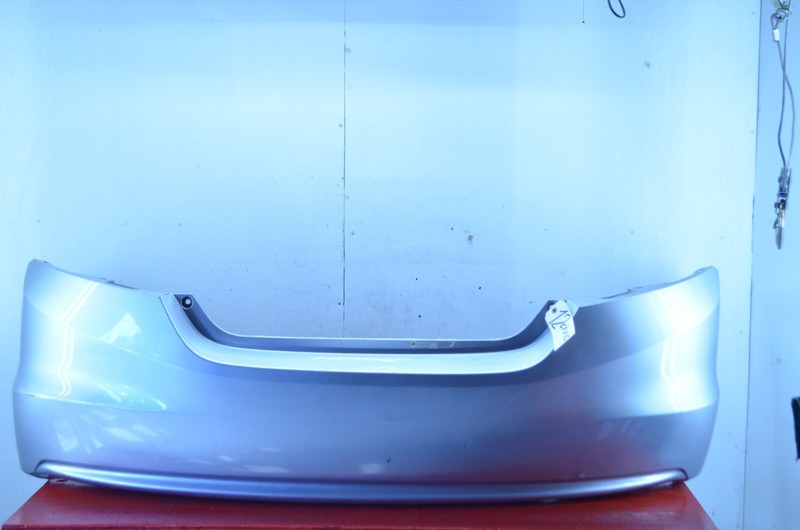 12-15 HONDA CIVIC COUPE REAR BUMPER COVER SILVER OEM