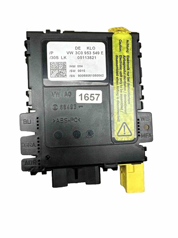 ✅ 2006-07 Volkswagen Passat Steering Column Control Module 3C0953549E OEM ✅