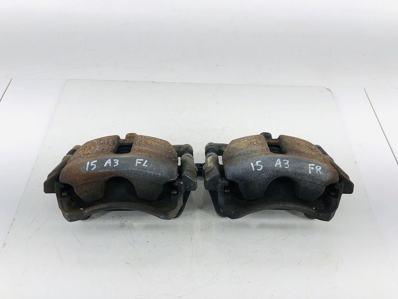 15-20 AUDI A3 QUATTRO FRONT RIGHT & LEFT SIDE ABS BRAKE CALIPER SET OF 2 OEM