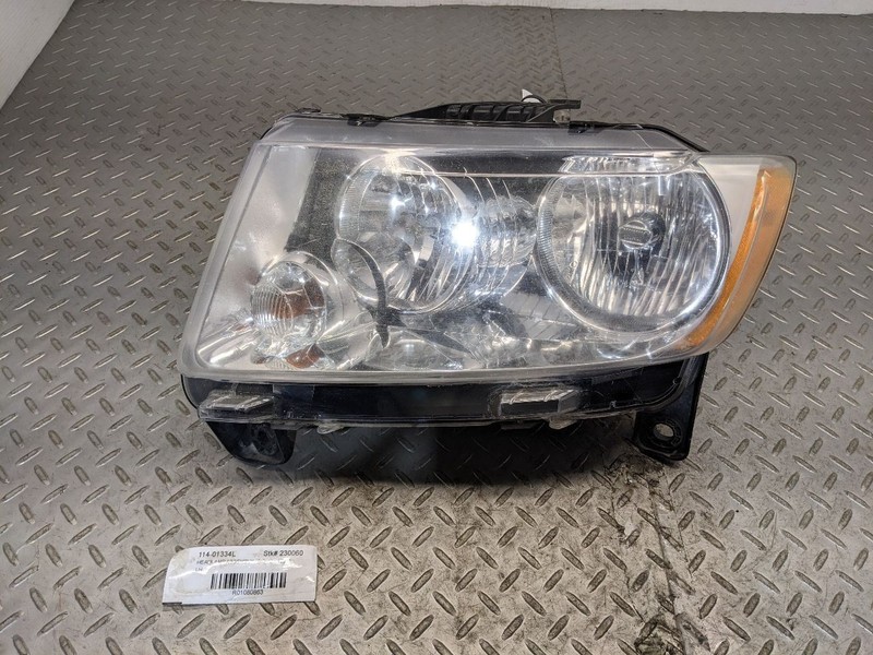 Driver Headlight Halogen Laredo Fits 11-13 GRAND CHEROKEE 1080863