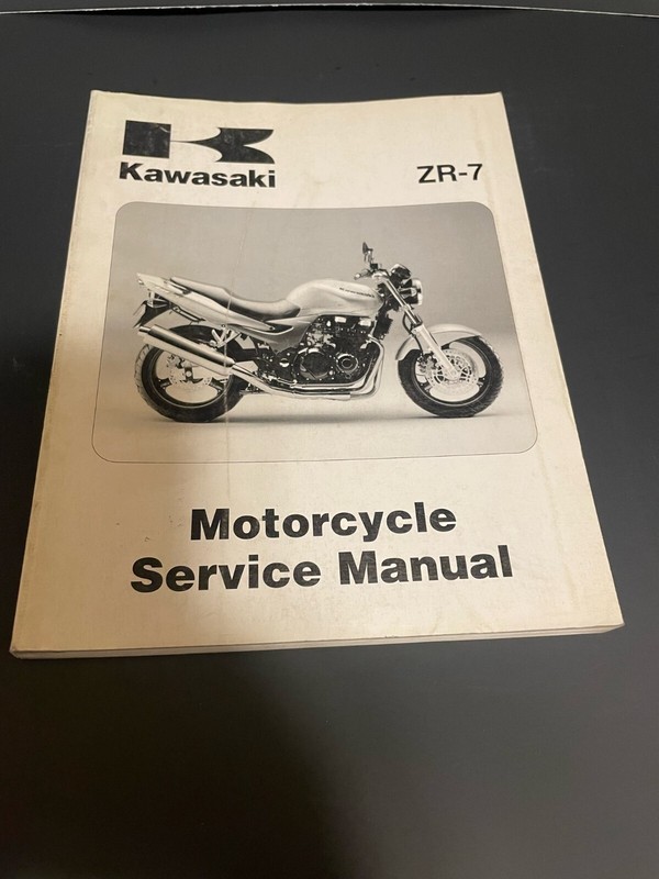 99-00 ZR-7 Kawasaki OEM Motorcycle Service Manual 99924-1248-01