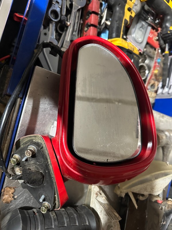 13-20 TOYOTA FRS SUBARU BRZ 86 Oem RED LH DRIVER SIDE DOOR MIRROR - NONHEATED