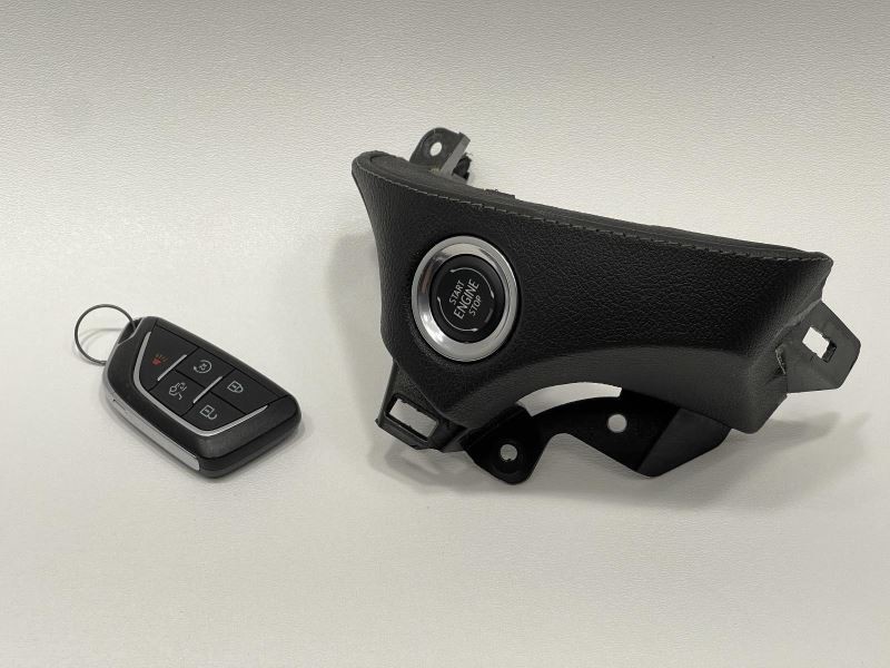 2020 CADILLAC CT5 IGNITION PUSH BUTTON SWITCH W/KEY BLACK TC: H1Y 22K 48270
