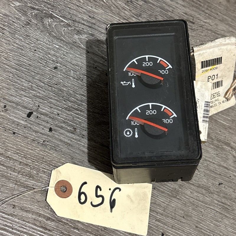 VOLVO VNL Oil and Water Temperature Gauge - P/N: 20896760-P01