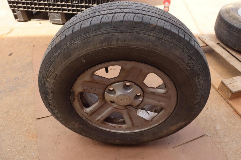 2007-2018 JEEP WRANGLER WHEEL RIM TIRE 225/75 R16 16X7 5 SPOKE STEEL OEM